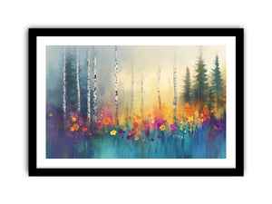 Birch Trees Canvas Painting