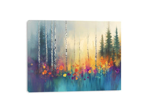 Birch Trees Canvas Painting