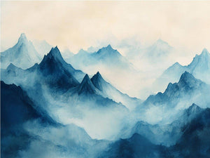Mouantain Canvas Painting
