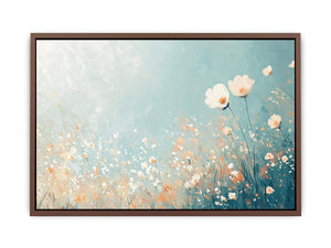 Pastel Flowers Canvas Painting