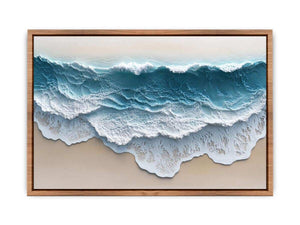 Abstract Waves Canvas Painting