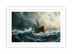 Turbulance Canvas Painting