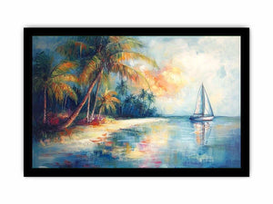 Coastal Ride Canvas Painting