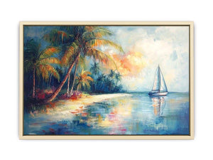 Coastal Ride Canvas Painting
