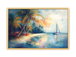 Coastal Ride Canvas Painting