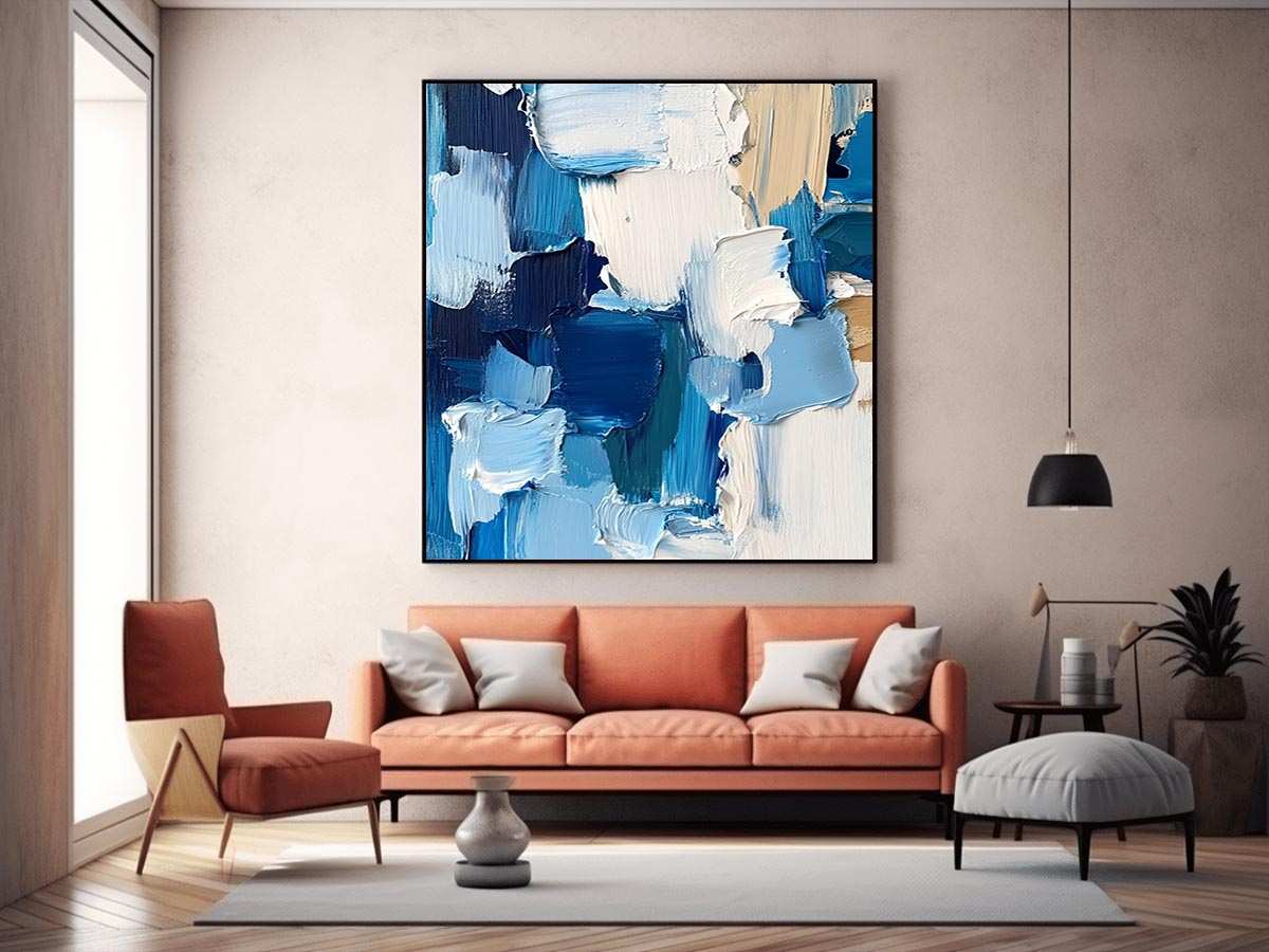 Abstract Ice Painting