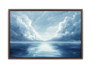 Cloudy Sea Canvas Painting