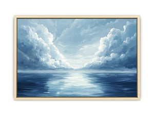 Cloudy Sea Canvas Painting