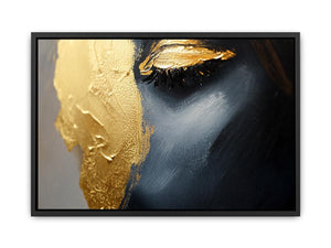Closed Eye Canvas Painting