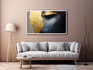 Closed Eye Canvas Painting