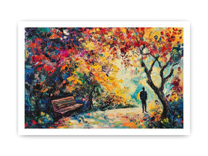 Walk In the Park Canvas Painting