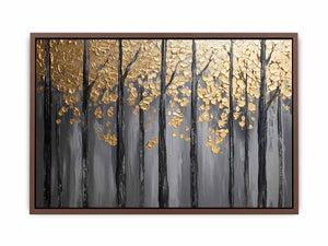 Gold Accents Canvas Painting