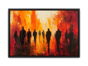 City Walk Canvas Painting