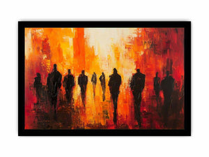 City Walk Canvas Painting