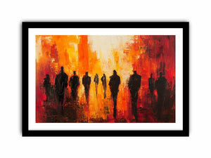 City Walk Canvas Painting
