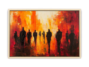 City Walk Canvas Painting