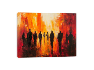 City Walk Canvas Painting