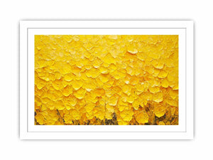 Vibrant Yellow Canvas Painting