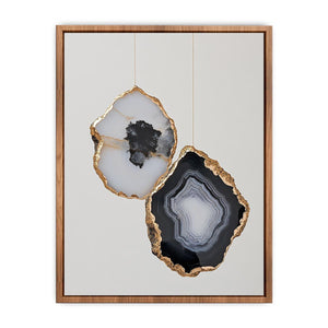 Agate Canvas Painting