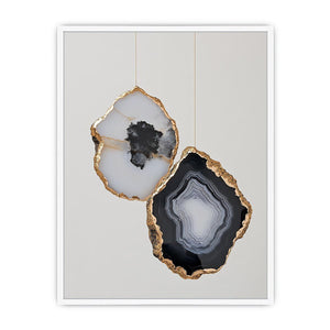 Agate Canvas Painting
