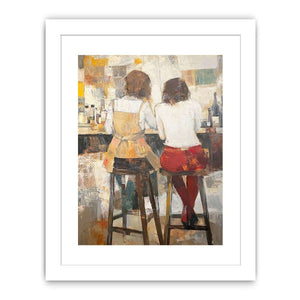 Barstool Canvas Painting