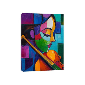 Violinist Canvas Painting