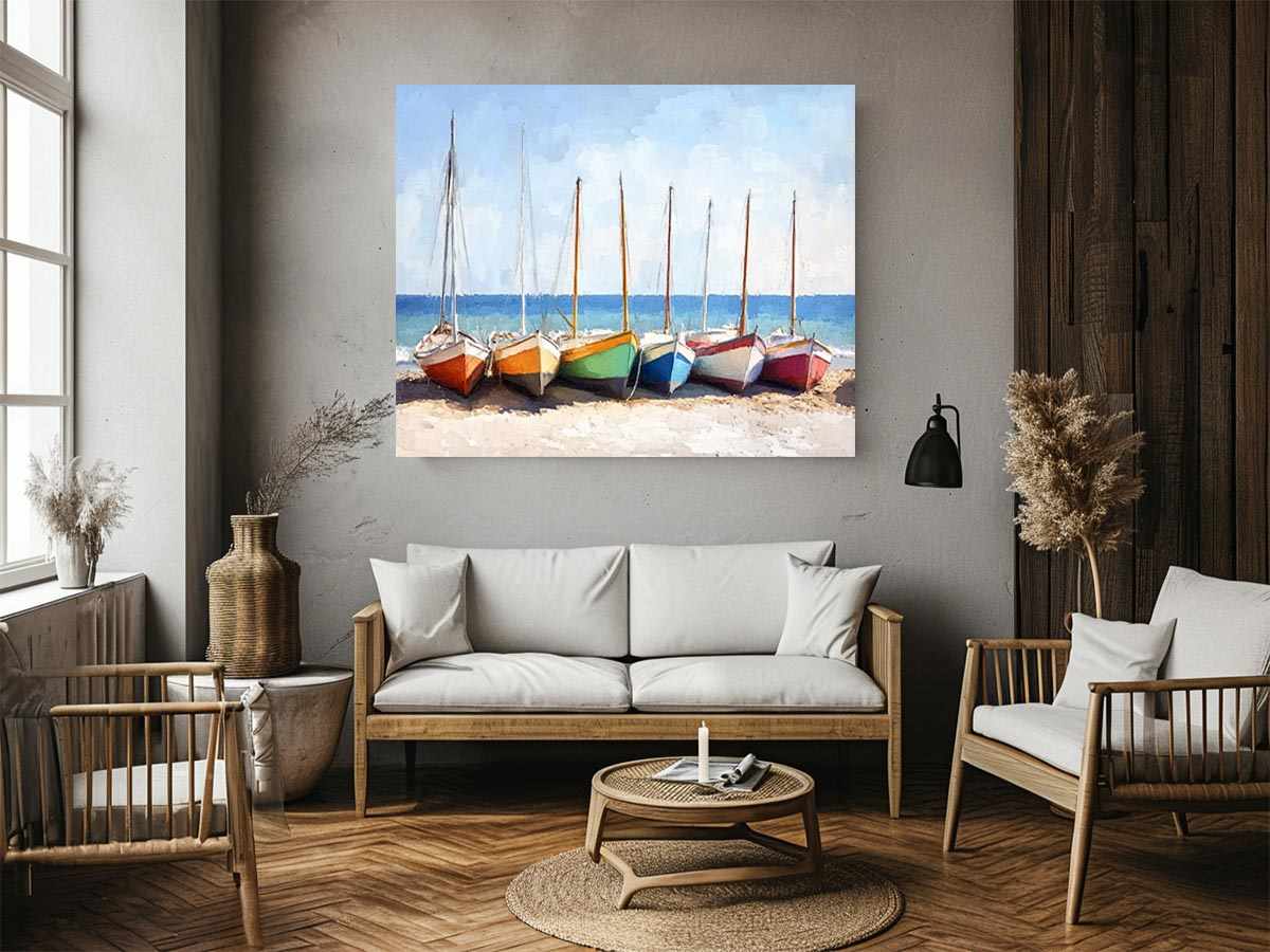 Fishing Boats Painting