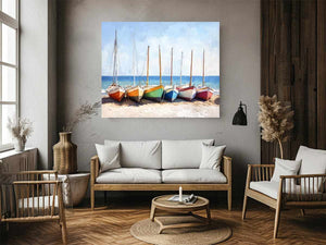 Fishing Boats Painting