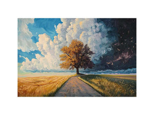 Road Oil Painting