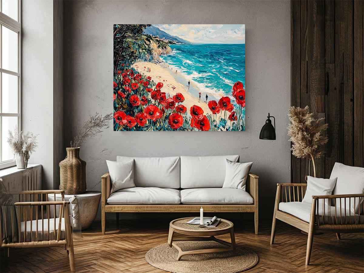 Red Poppies III Painting