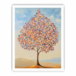 Colorful Tree Canvas Painting