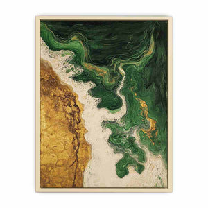 Turquoise Waters Canvas Painting