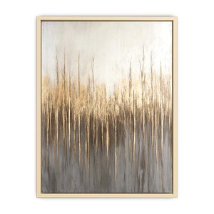Silver Gold Canvas Painting