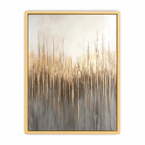 Silver Gold Canvas Painting