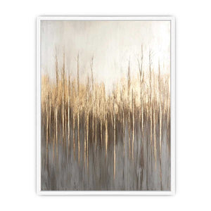 Silver Gold Canvas Painting
