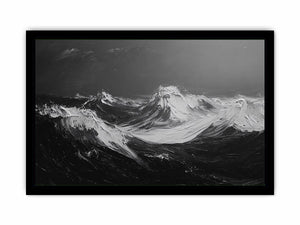 Abstracxt Waves Canvas Painting