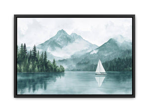 McDonald Lake Canvas Painting