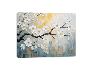 Blooming Canvas Painting