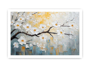 Blooming Canvas Painting