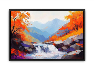 Autumn Stream II Canvas Painting