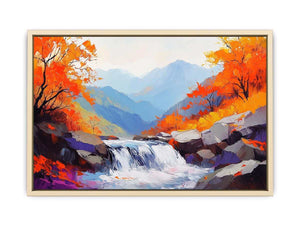 Autumn Stream II Canvas Painting