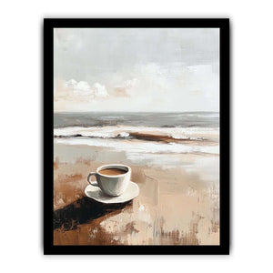 Morning Coffee Canvas Painting