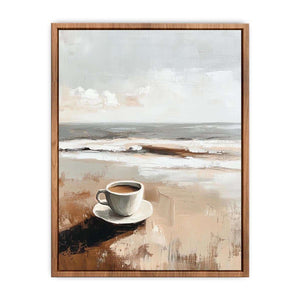 Morning Coffee Canvas Painting