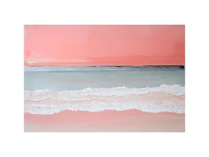 Pink Beach II Oil Painting