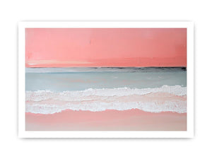 Pink Beach II Canvas Painting