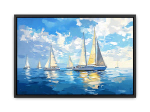 Sailing Boats Canvas Painting