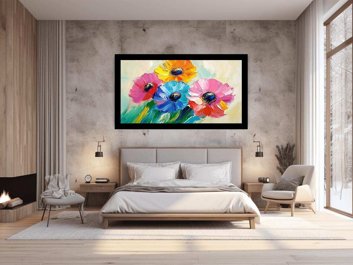 Abstract Flower Painting