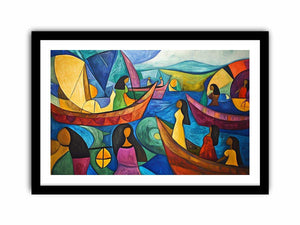 Picasso Inspired Canvas Painting