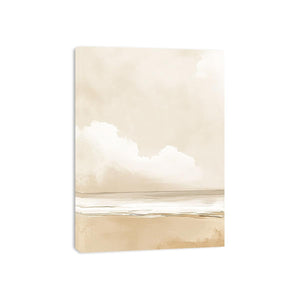 Minimalist Beach Canvas Painting