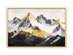 Mountain Range Canvas Painting